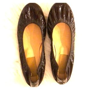 Lanvin Patent Leather Classic Ballerina Flats